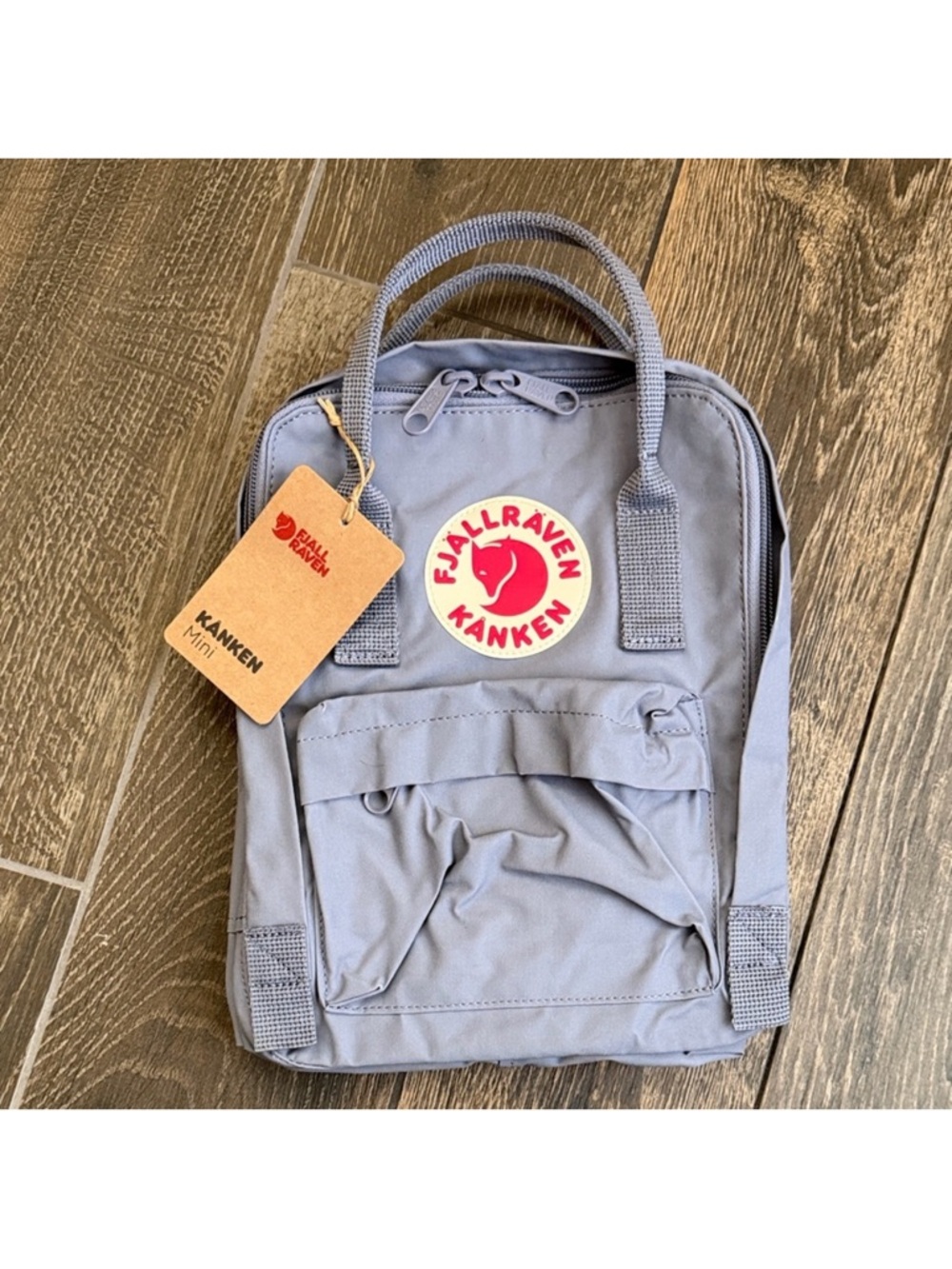 Fjallraven Mini Kanken Flint Grey Everyday Outdoor Backpack—Unisex - Picture 2 of 10
